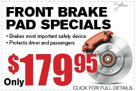 Front Brake Pad Special