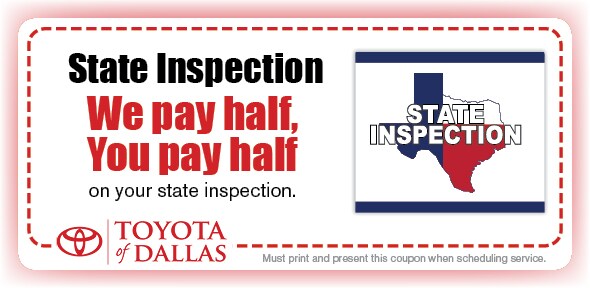 State Inspection Coupon