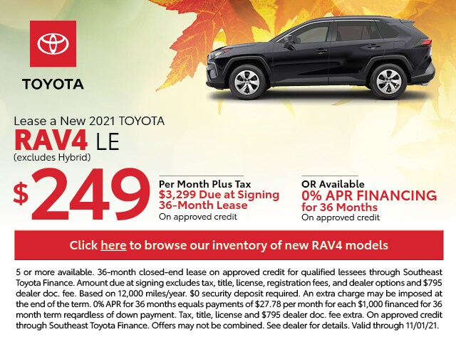 RAV4 lease