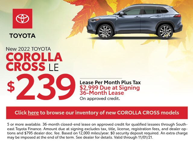 Corolla Cross lease