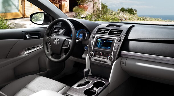 The all new Toyota Camry's interior was designed to create a more inviting