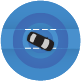 Toyota Safety Sense Lane Departure Alert with Sterring Assist Function icon