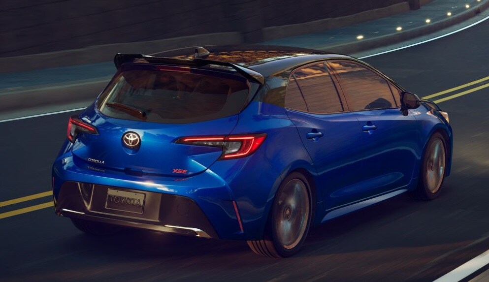 Corolla Hatchback Rear Exterior Brookfield, WI Toyota Corolla Hatchback Exterior