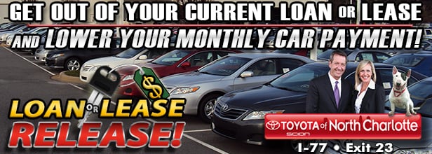 NC Loan or Lease Release.jpg Toyota sales event in NC