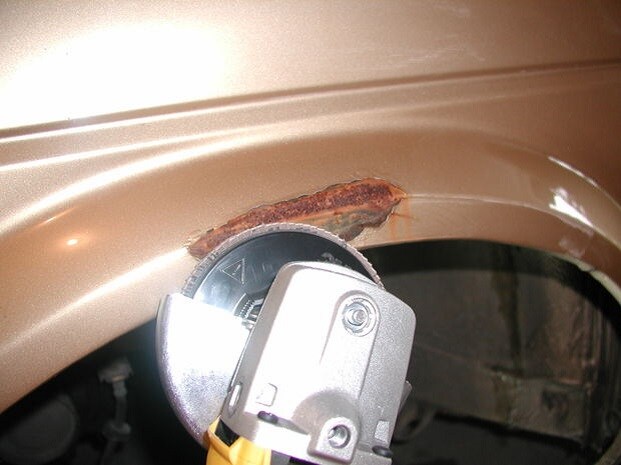 remove rust Charlotte Toyota Collision Center