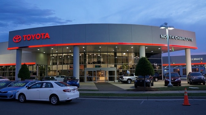 affordable car dealership new Toyota in N Charlotte