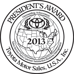 Toyota Presidents Award Toyota dealer in Central Florida
