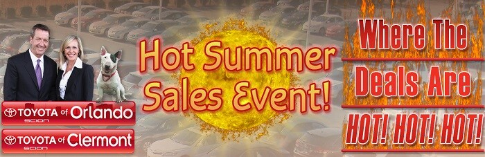 New Toyota Sales event Orlando Toyota specials