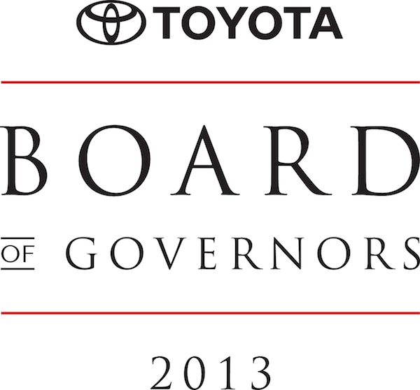 board of governors award toyota #3