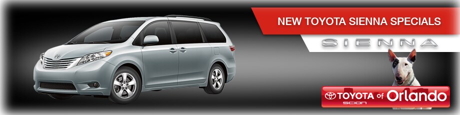 Toyota Sienna in Central Florida Orlando Toyota Sienna specials