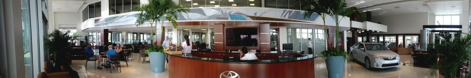 Toyota of Orlando Showroom New Toyota of Orlando Facility
