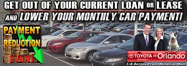 Payment Reduction Event New Orlando Toyota specials