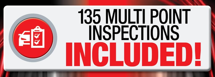 135 Multi Point Inspections Included