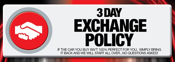 3-Day Exchange Policy