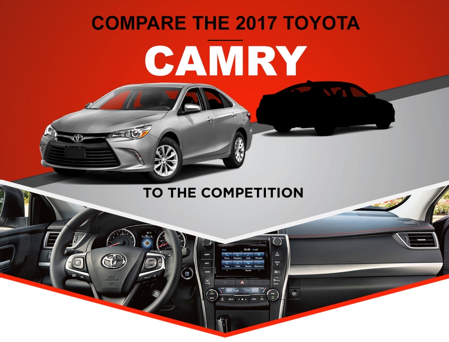 Compare the 2017 Camry Compare Toyota to the Competition header