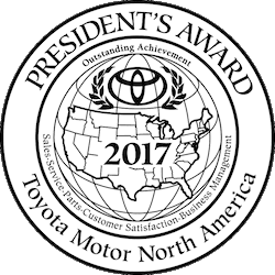 Fred Anderson Toyota of Raleigh Presidents Award Logo.gif