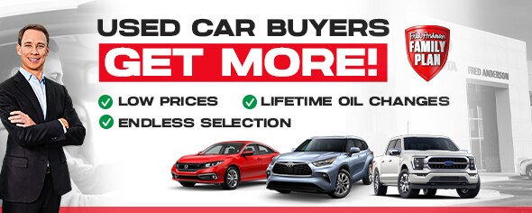 Used car buyers get more!
