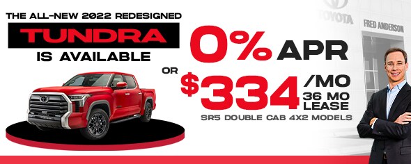 All-New 2022 Tundra 0% APR