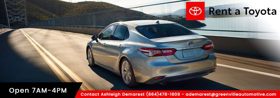 Cheap Car Rentals Starting At $28.95 A Day | Rent A Toyota In Greenville SC
