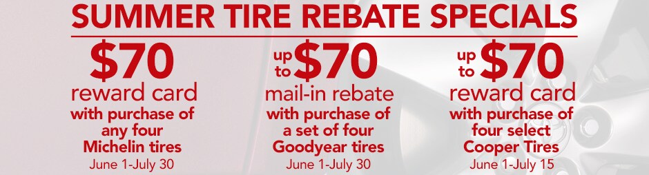 summertirespecials.png Toyota Summer Tire Rebate Specials