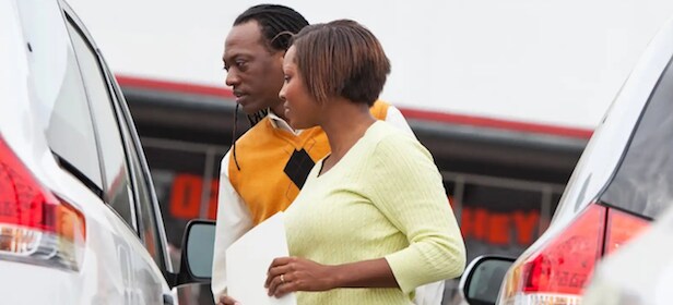 Looking at Window Sticker (photo courtesy of Edmunds.com)