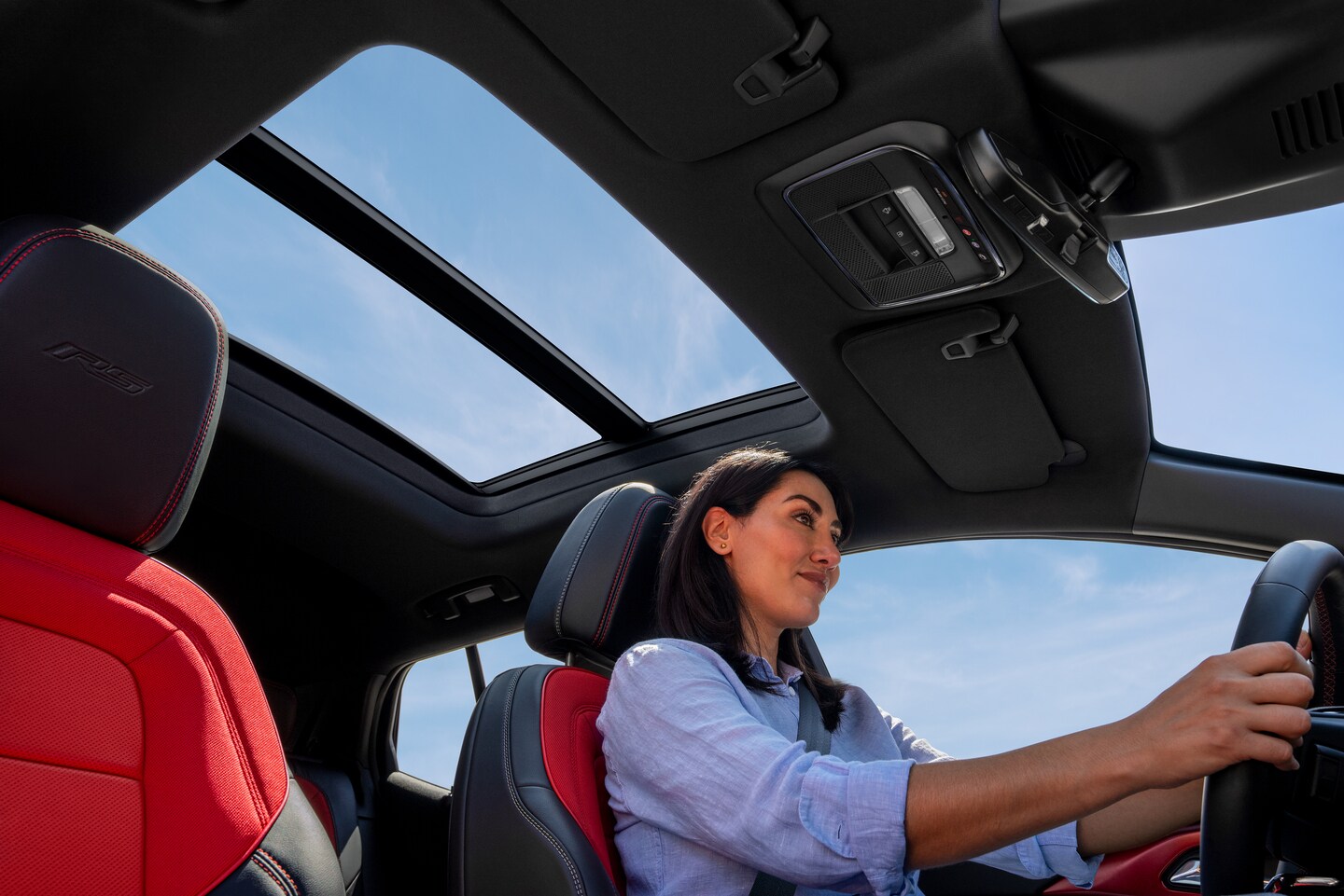 2025 Chevy Equinox interior view of sunroof