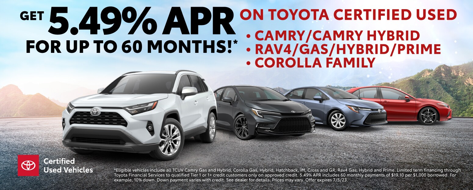 Used Specials Used Toyota for Sale Tracy Toyota