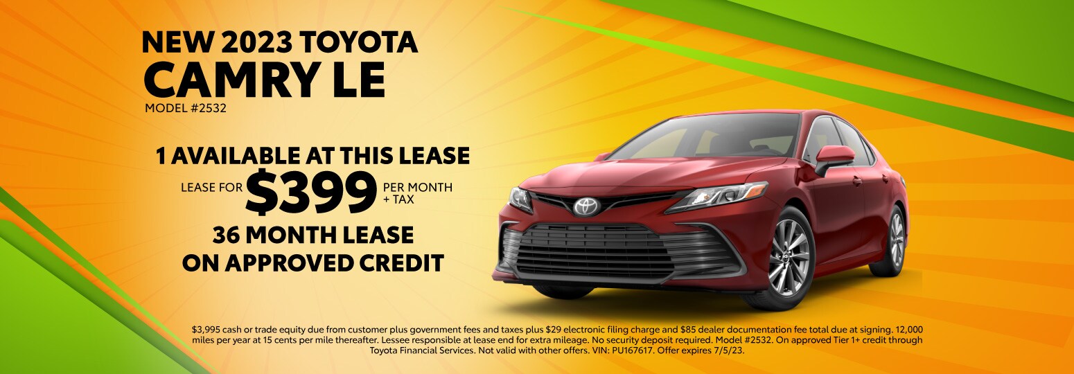New Toyota Specials Toyota Lease Deals Tracy Toyota