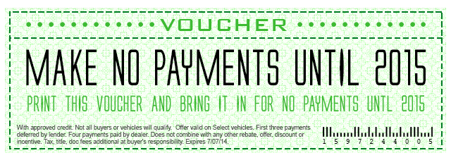 No Payments Voucher