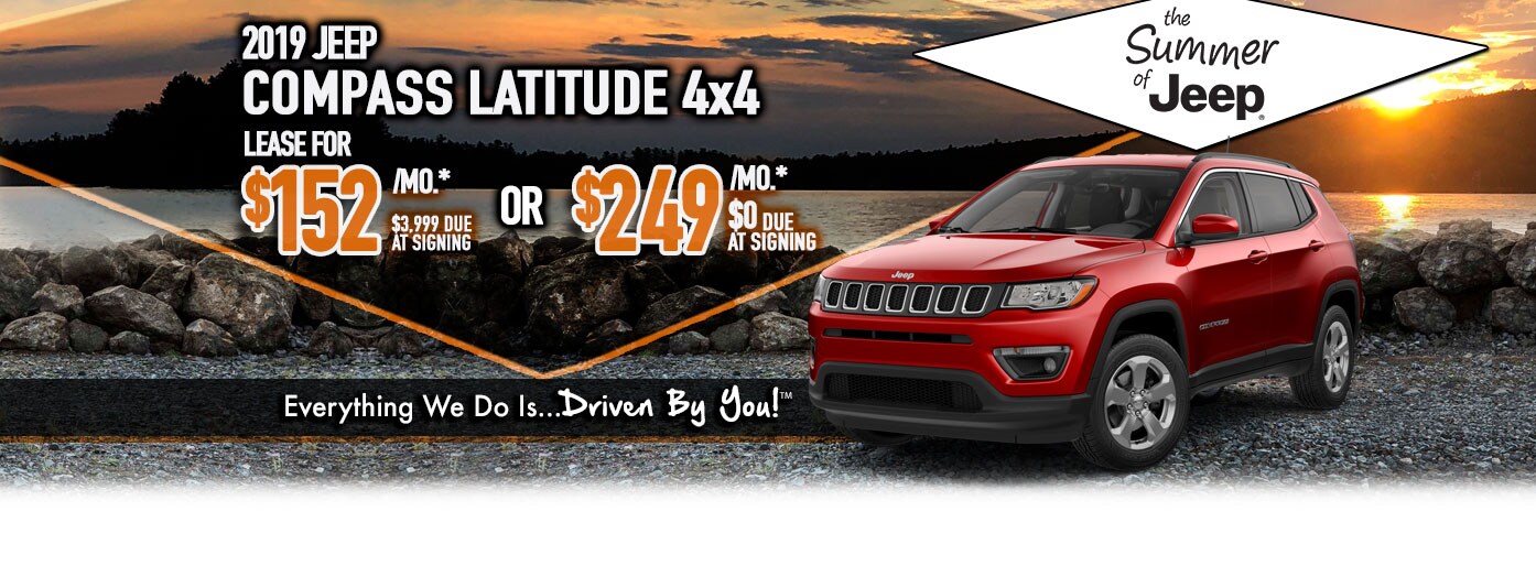 2019 Jeep Compass Latitude 4x4 Lease Special at Tri-City 2019 Jeep Compass Latitude 4x4 Lease Special at Tri-City