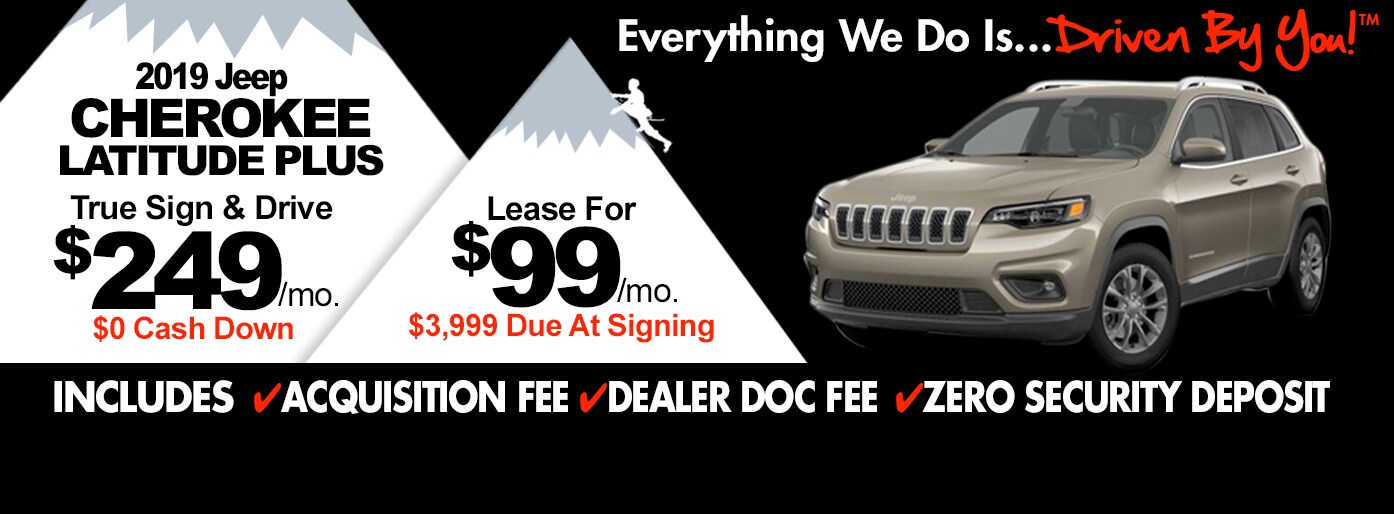 2019 Jeep Cherokee Latitude Plus Lease Special at Tri-City 2019 Jeep Cherokee Latitude Plus Lease Special at Tri-City