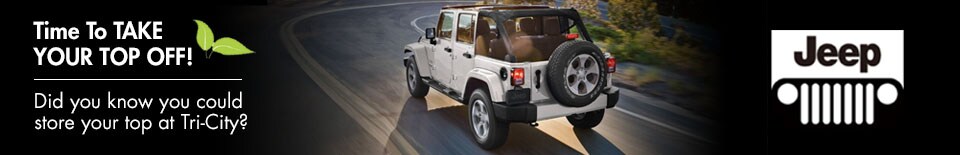 Wrangler Top Storage at Tri-City!