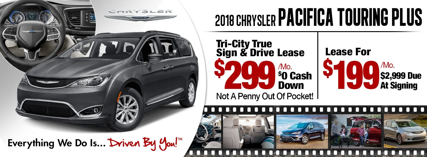 2018 Chrysler Pacifica Touring Plus Lease Special at Tri-City 2018 Chrysler Pacifica Touring Plus Lease Special at Tri-City