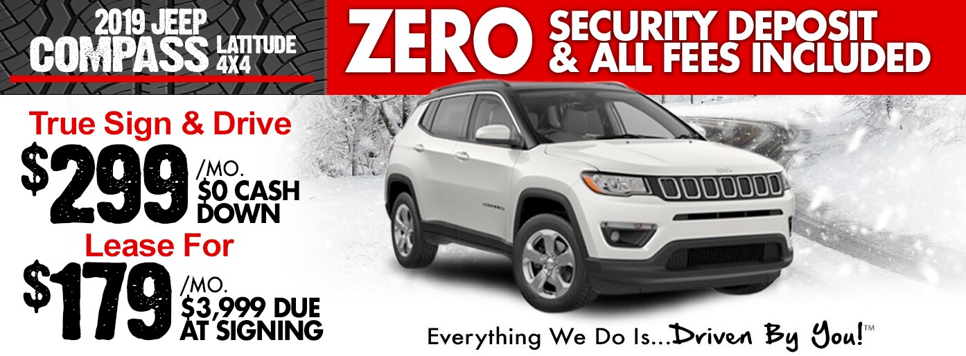 2019 Jeep Compass Latitude 4x4 Lease Special at Tri-City 2019 Jeep Compass Latitude 4x4 Lease Special at Tri-City