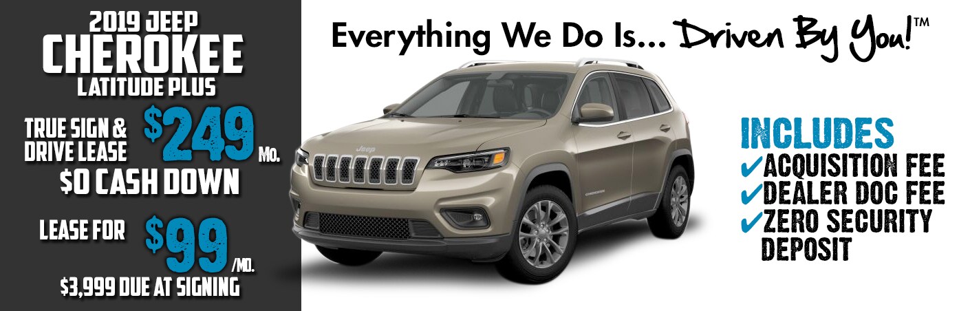 2019 Jeep Cherokee Latitude Plus Lease Special at Tri-City 2019 Jeep Cherokee Latitude Plus Lease Special at Tri-City