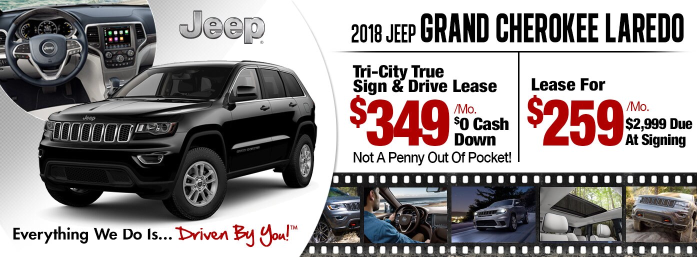 2018 Jeep Grand Cherokee Laredo Lease Special at Tri-City 2018 Jeep Grand Cherokee Laredo Lease Special at Tri-City