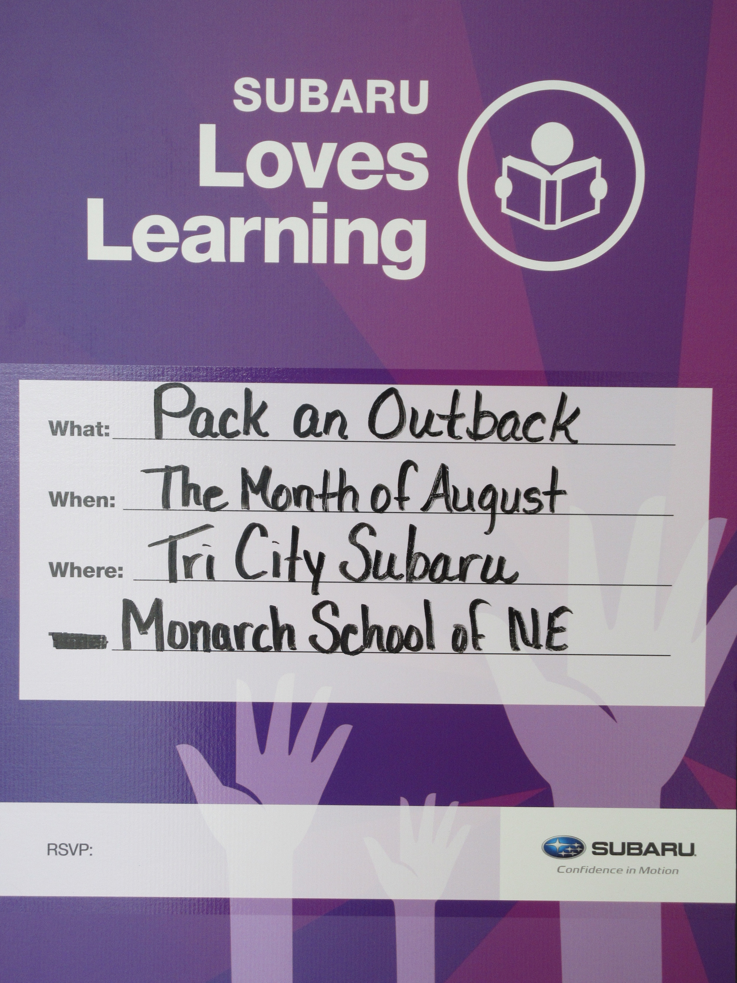 Pack an Outback at Tri-City Subaru