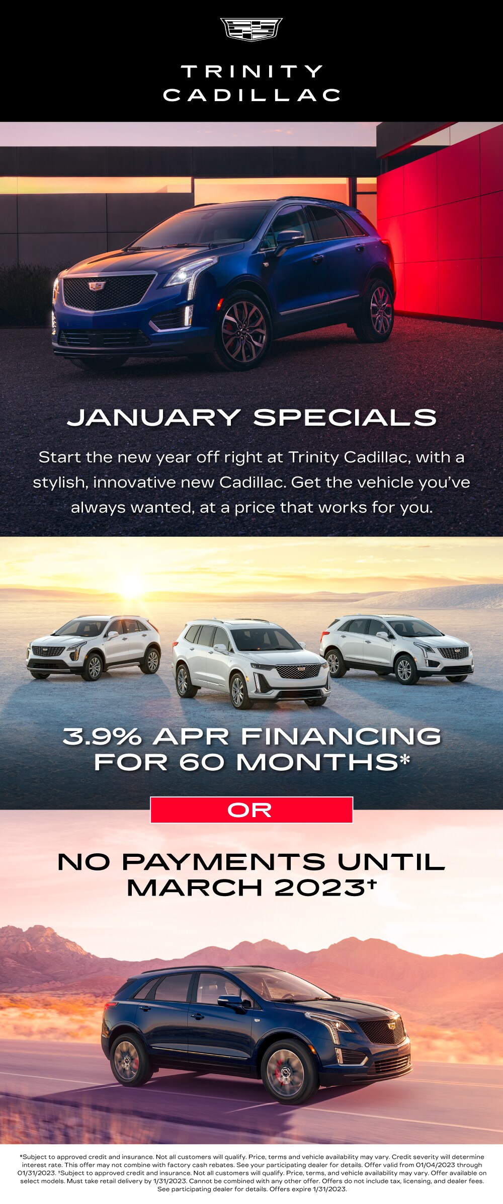 January Offers Trinity Cadillac
