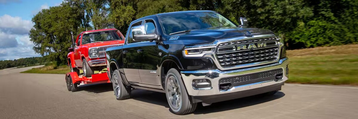 2026 RAM 1500 Towing a Vehicle
