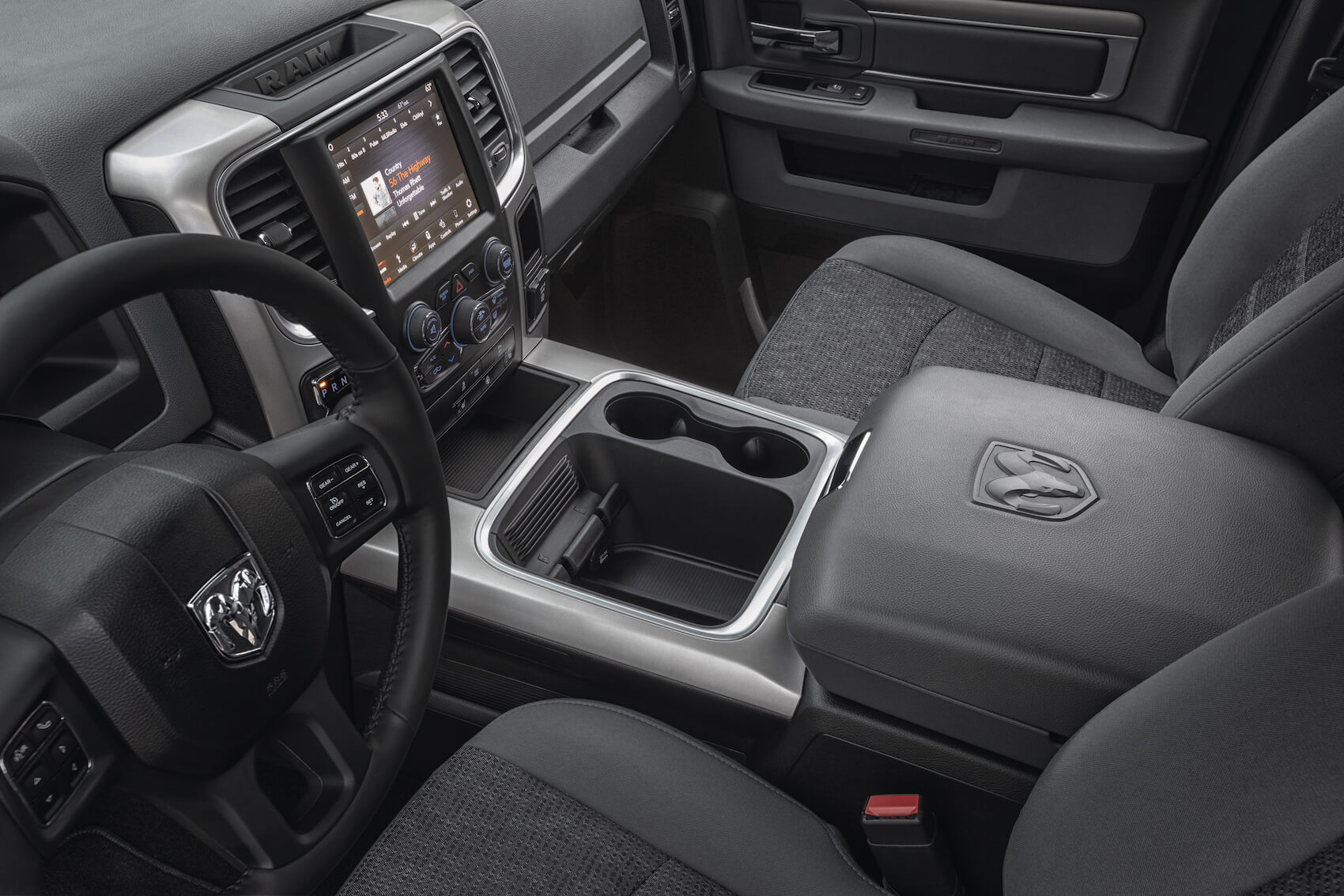 Ram 1500 interior features