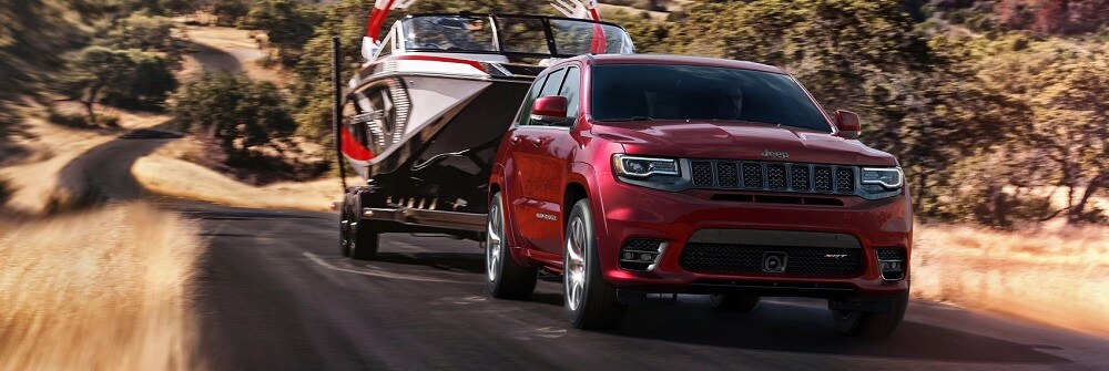 Jeep Grand Cherokee Towing a Boat
