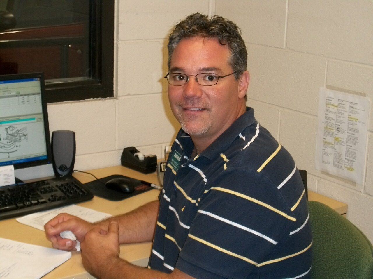 Paul Woosley, Collision Shop Manager