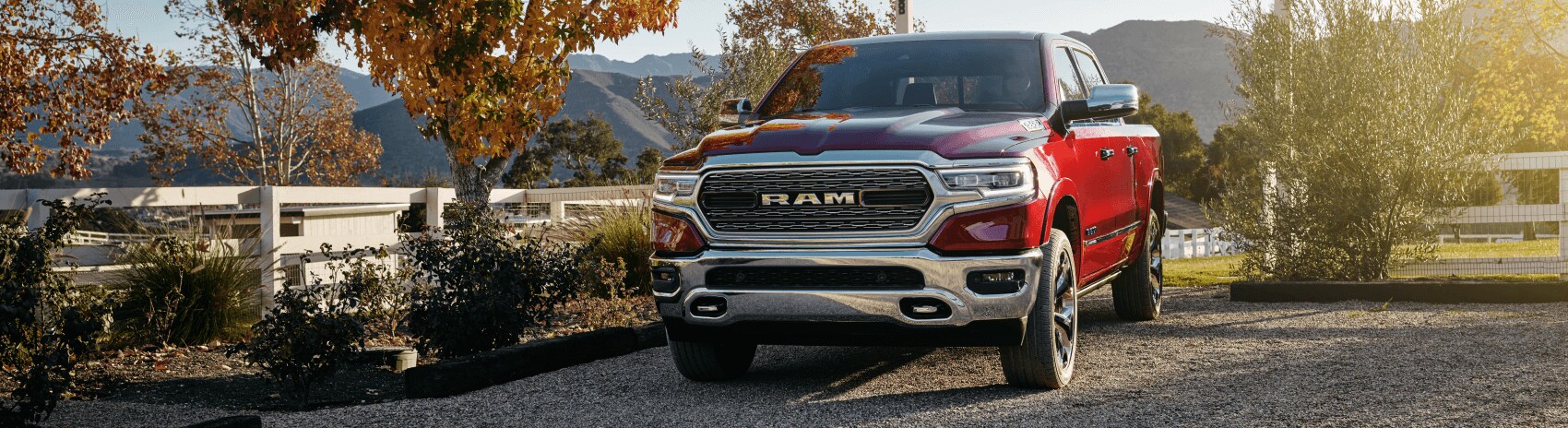 2021 Ram 1500 Red White Fences Troncalli CDJR