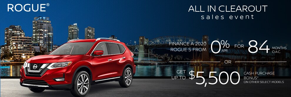 Nissan Rogue Deals - September 2020