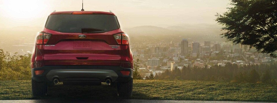 2018 Ford Escape parked on hill 2018 Ford Escape parked on hill