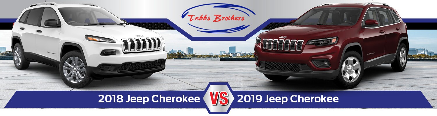 2018 jeep cherokee vs 2019 jeep cherokee