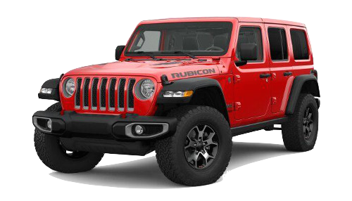 2019 Jeep Wrangler Rubicon A red 2019 Jeep Wrangler Rubicon