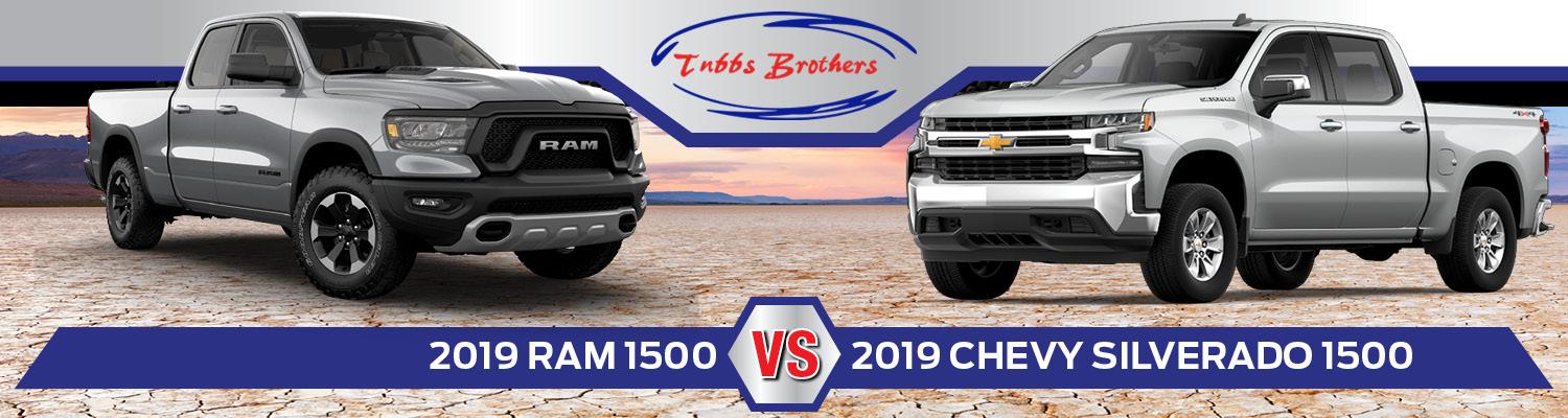 2019 ram 1500 vs 2019 chevy silverado 1500