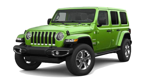2019 Jeep Wrangler Sahara A green 2019 Jeep Wrangler Sahara