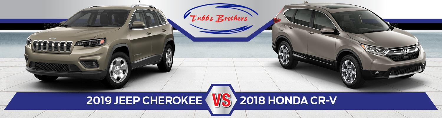 2019 jeep cherokee vs 2018 honda cr-v
